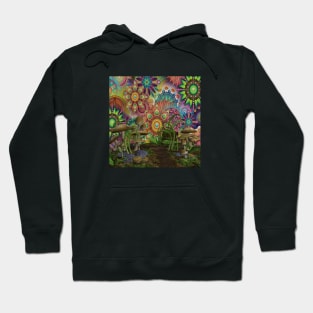 Magic Mushrooms Party - Psilocybin Mushrooms - Fungi Camping - Fungus Gift - Hippie - Psychedelic Festival Hoodie